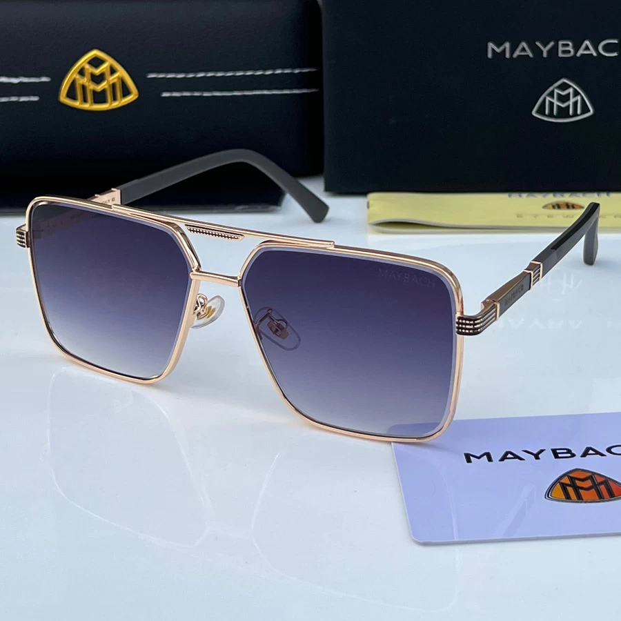 Maybach 23264 Sunglasses – Gold Frame with Black Shaded Lens